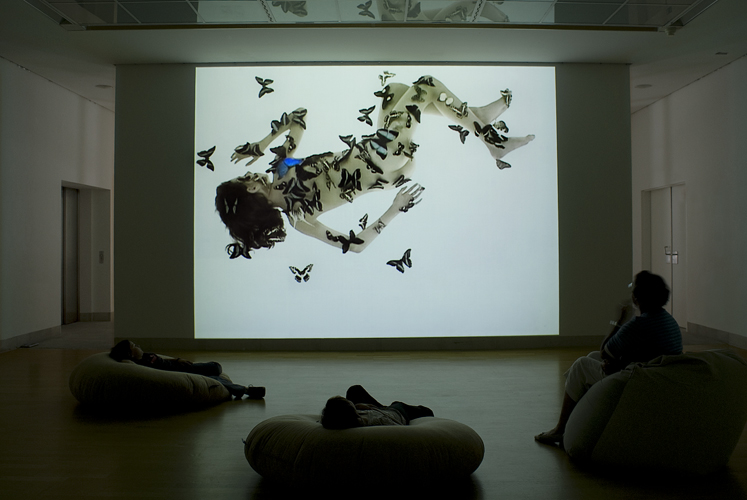 Centre d'art contemporain Stuttgart Sindelfingen, 2008, projection vidéo 3,5 x 5m, 20min en boucle
