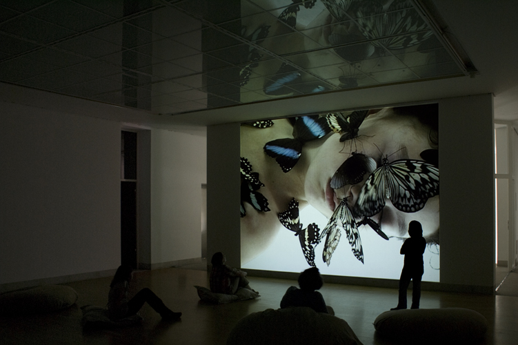  Centre d'art contemporain Stuttgart Sindelfingen, dispositif vidéo sonore,