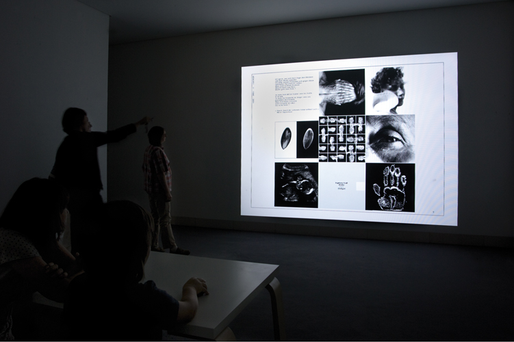  Projection CDRom interactif, centre d'art contemporain Stuttgart Sindelfingen, 2008